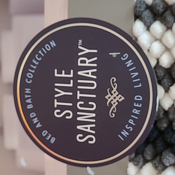 🖤🤍🩶Style Sanctuary Bath Rug Set - Picture 7 of 11